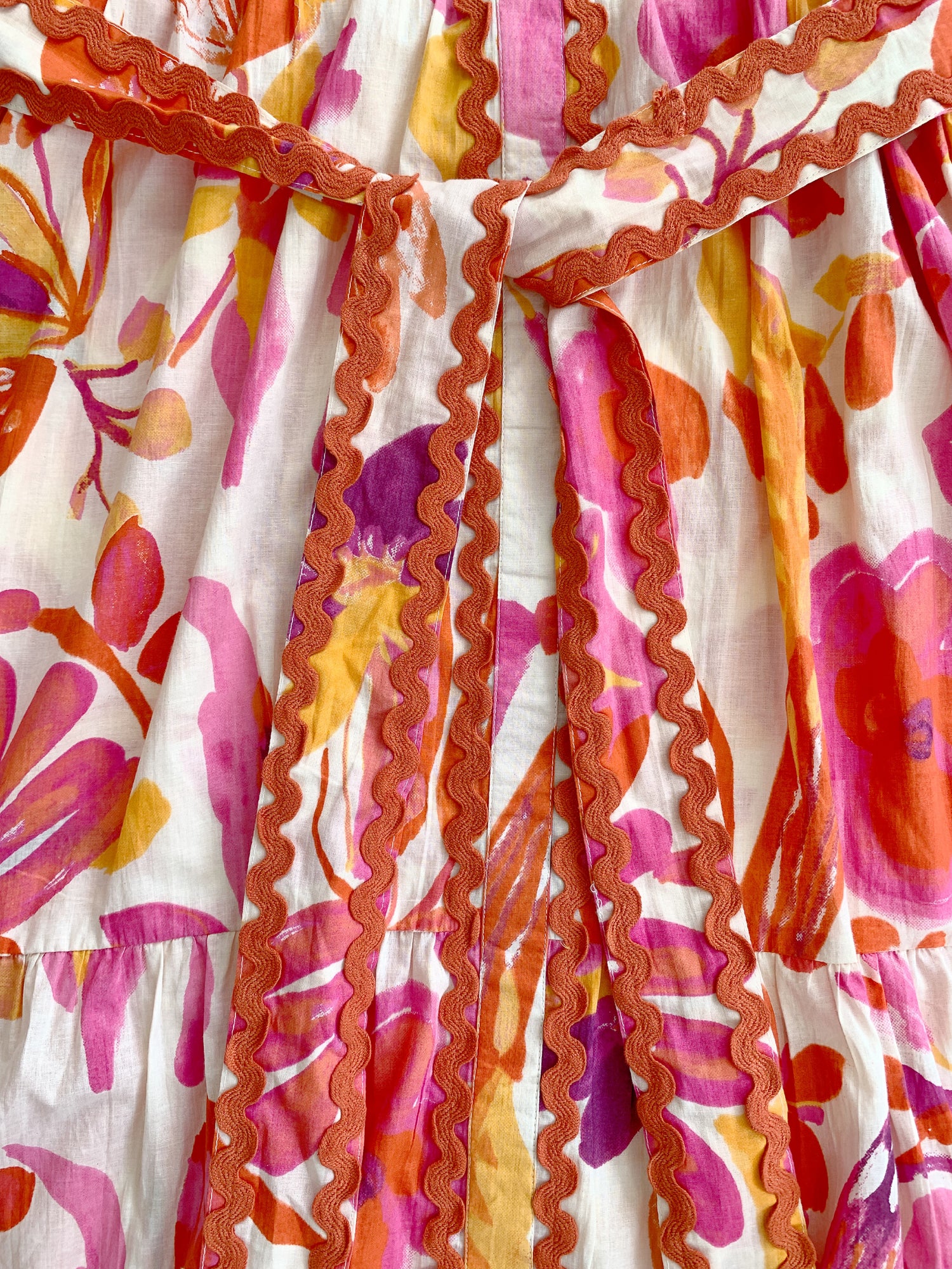 Iola Ric Rac Midi Dress