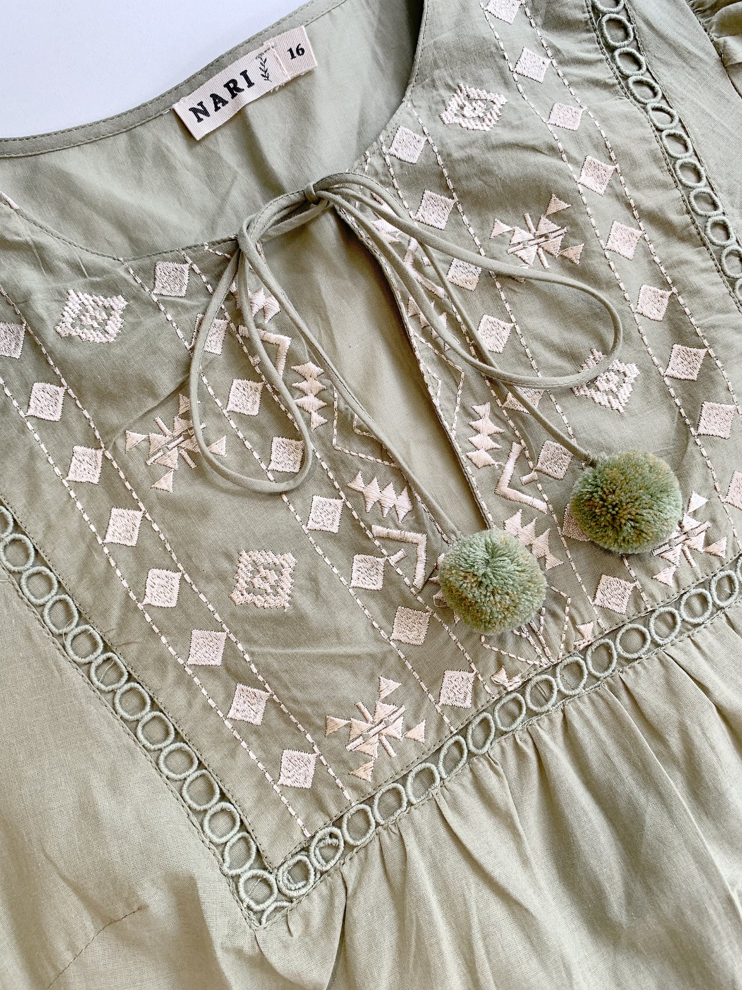 Taylor Embroidered Short Dress