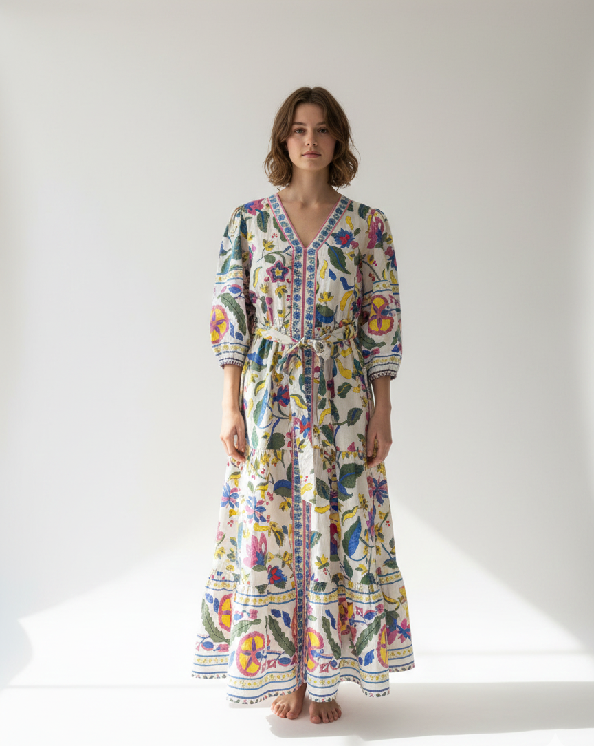 Sabine Floral Maxi Dress