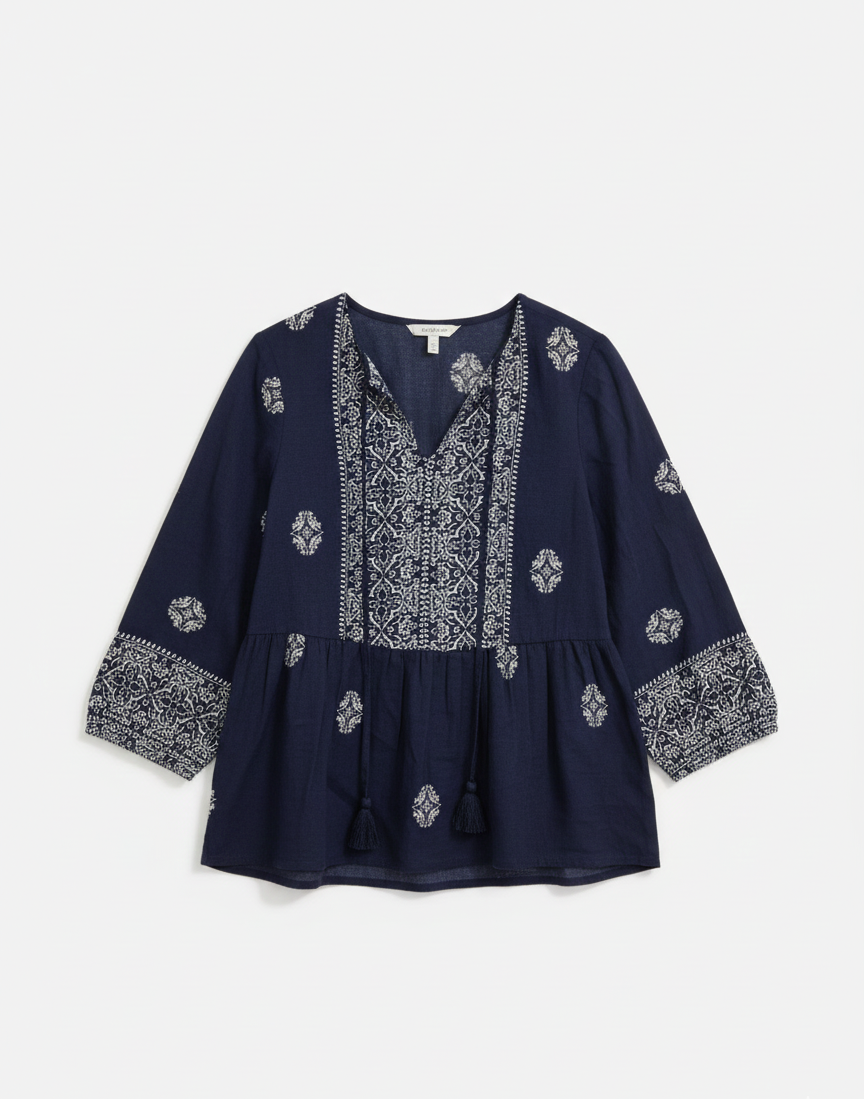 Petula Navy Blouse