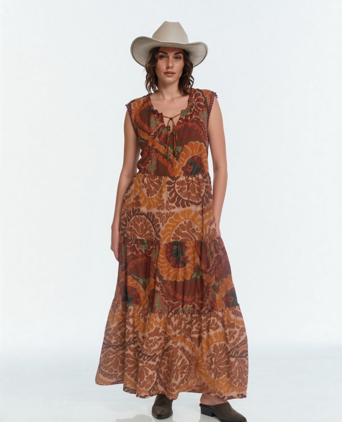 Irina Boho Maxi Dress