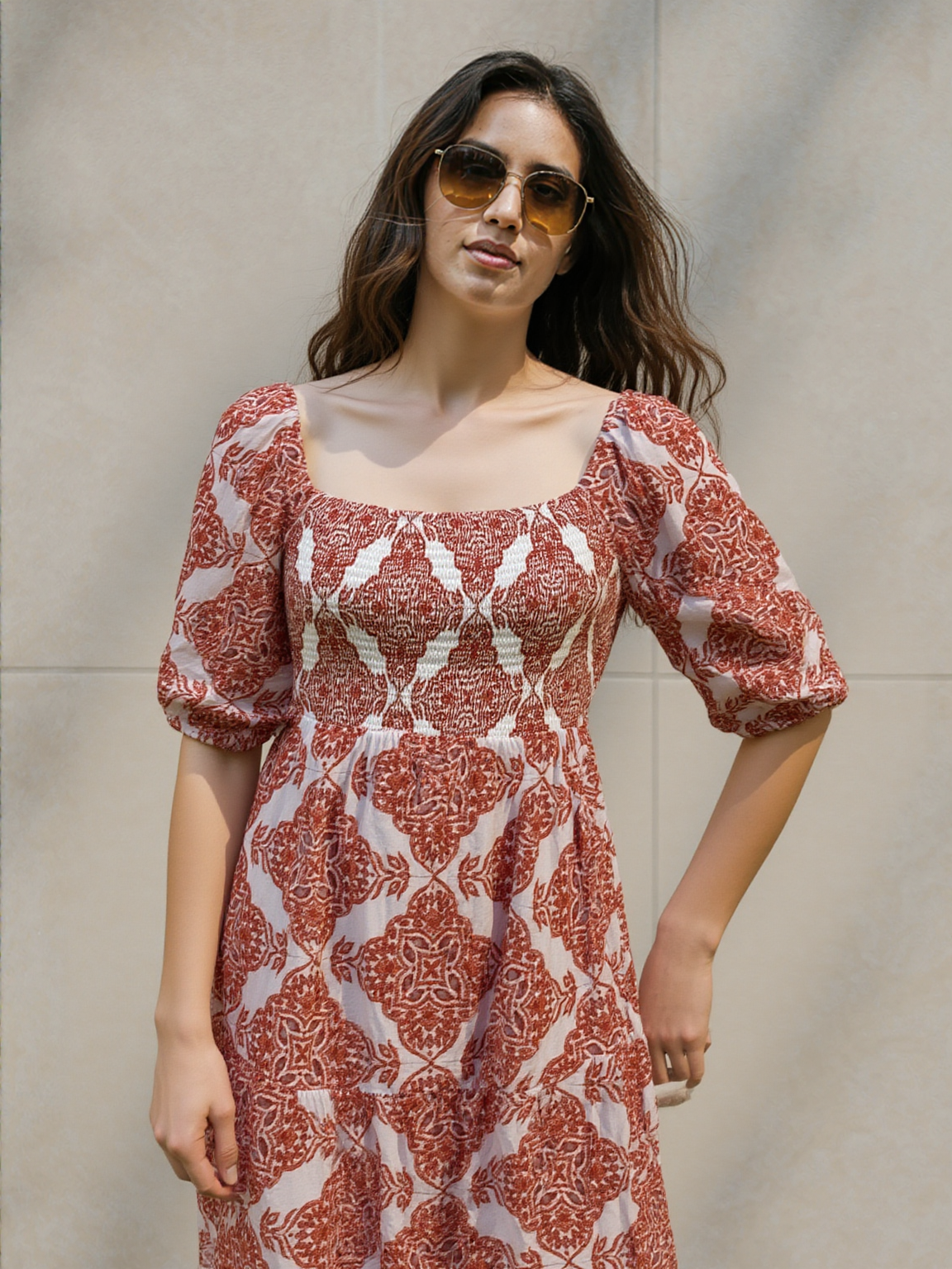 Gwen Broderie Maxi Dress