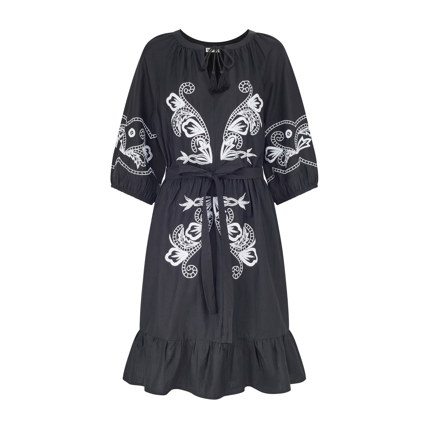 Randy Embroidered Short Dress Nari Randy Embroidered Short Dress Nari