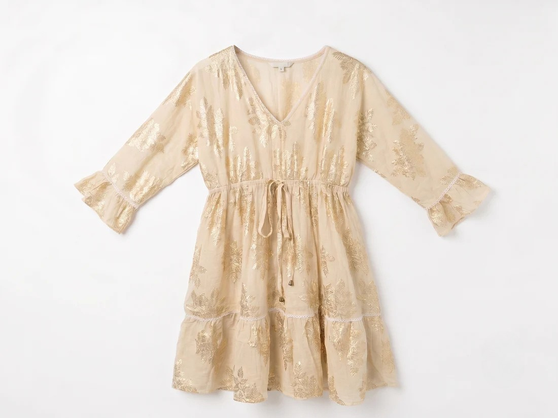 Paulina Metallic Dress