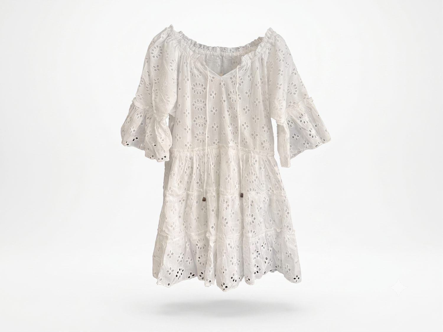 Talia Broderie Dress