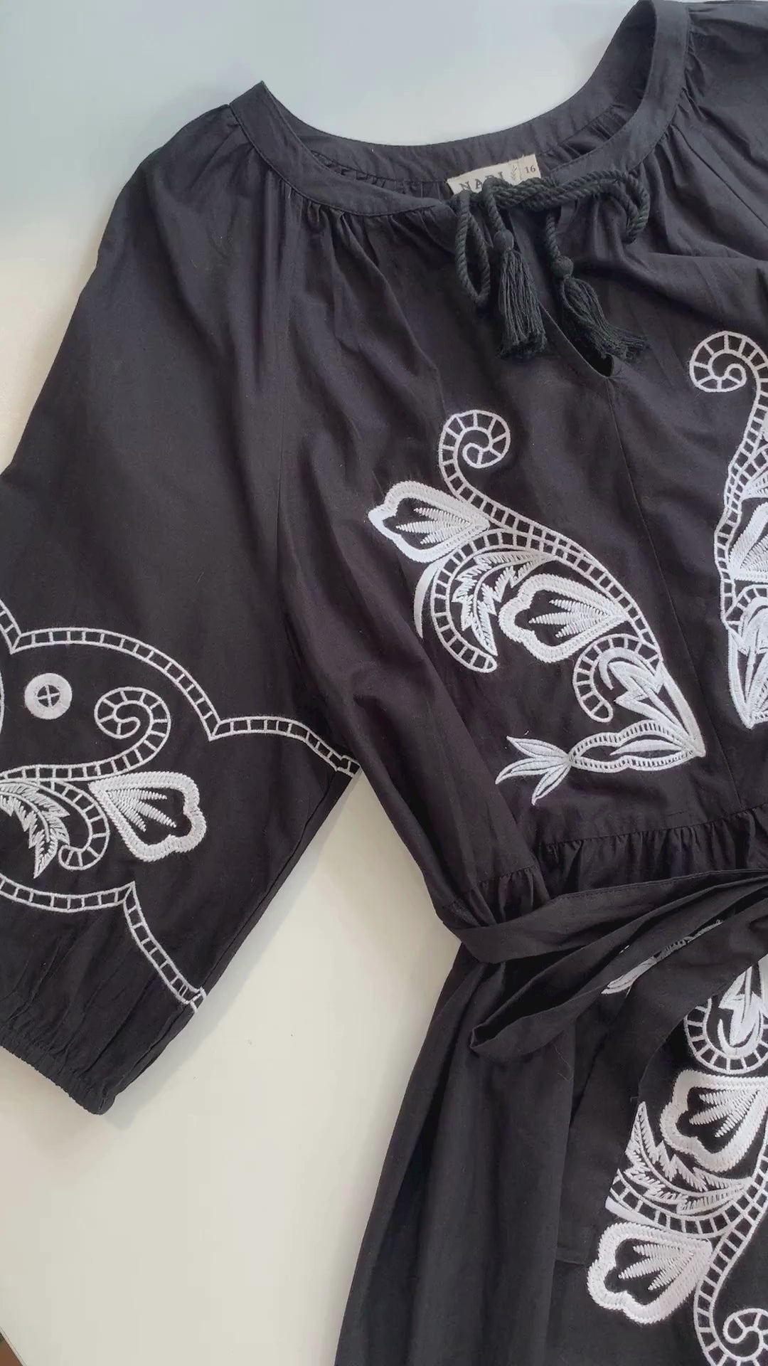Randy Embroidered Short Dress