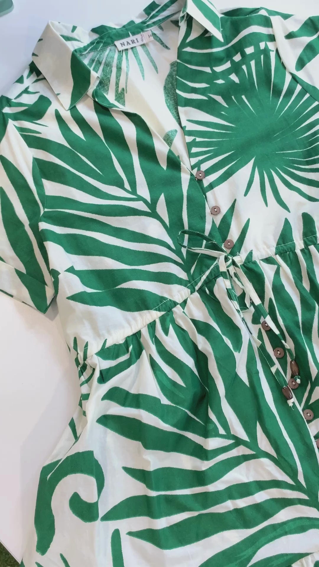 Gabriella Leaf Midi Dress