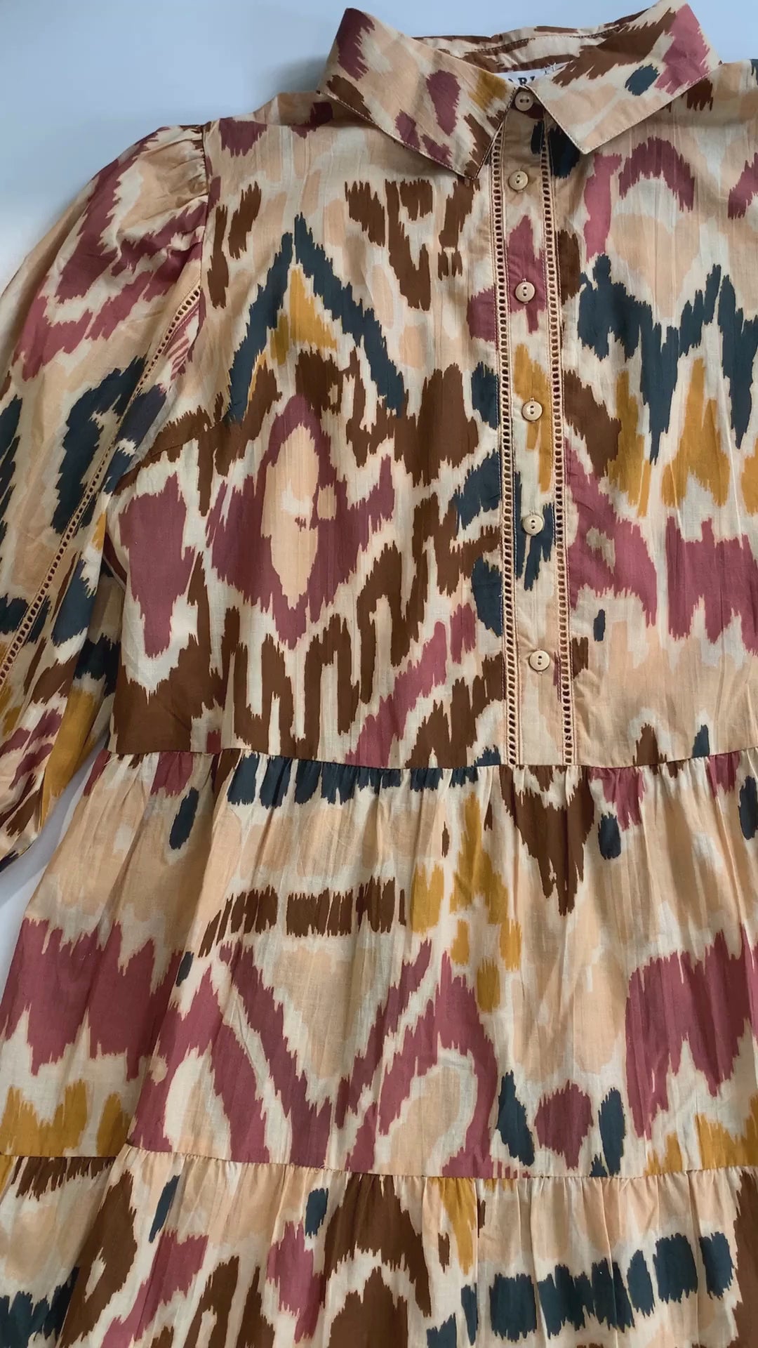 Marta Ikat Short Dress